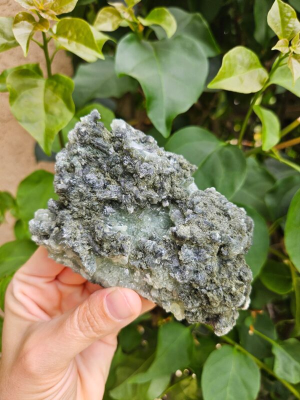Sparkle! Large Prehnite and Epidote Specimen - Image 3