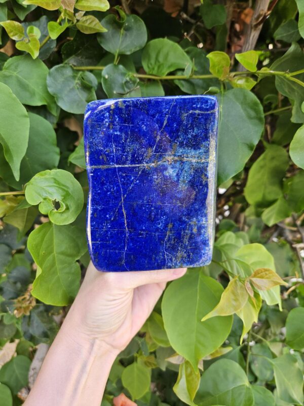 Polished Lapis Lazuli Freeform: Large Afghan Crystal Stone for Intuition, Third Eye Chakra - Image 5