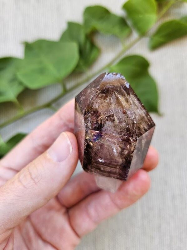 Enhydro Amethyst Scepter: Raw Shangaan Crystal from Zimbabwe - Image 4