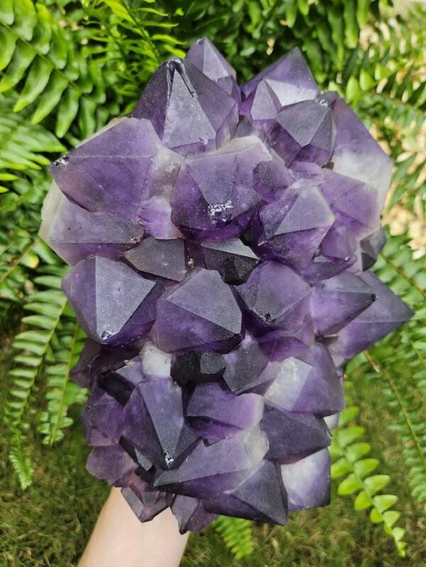 XL Congo Amethyst Cluster: Raw Purple Crystal, 12 LB, Meditation Home Decor - Image 9