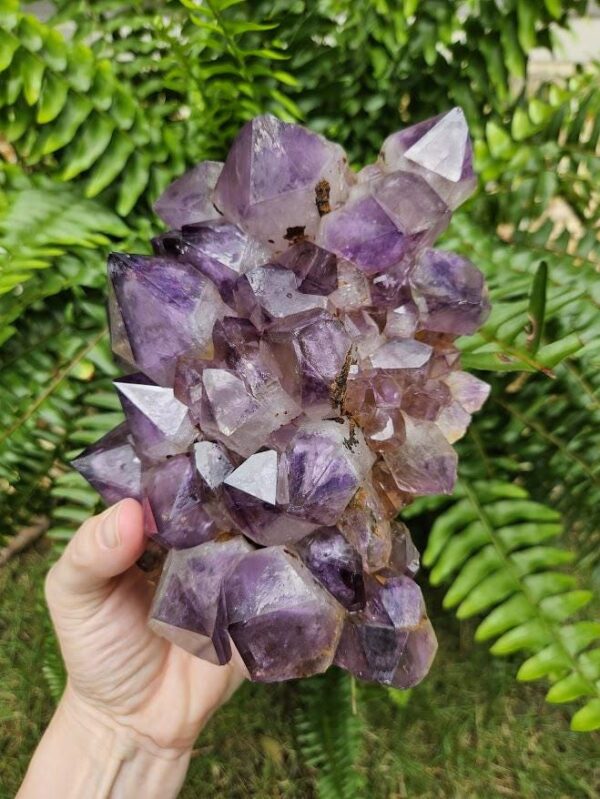 Large Congo Amethyst Cluster: Raw Purple Crystal, 4lb 4oz, Quality Crystal Home Decor - Image 7