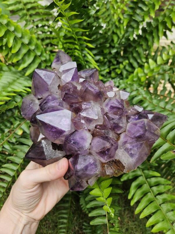 Large Congo Amethyst Cluster: Raw Purple Crystal, 4lb 4oz, Quality Crystal Home Decor - Image 2