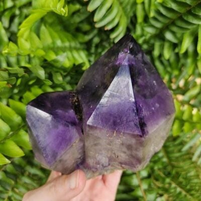 Quality Congo Amethyst Cluster: Raw Purple Crystal, Meditation Stone, Purple Home Decor