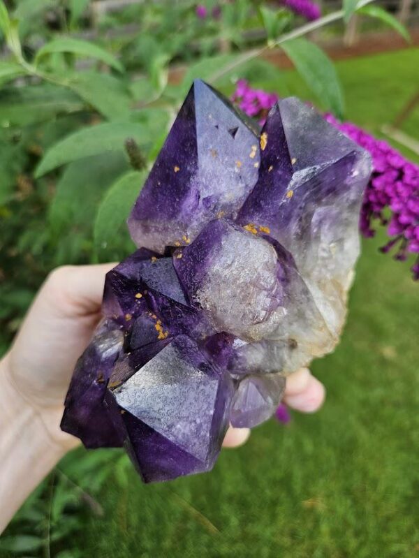 Quality Congo Amethyst Cluster: Raw Purple Crystal, Crown Chakra Stone, Meditation Home Decor - Image 5