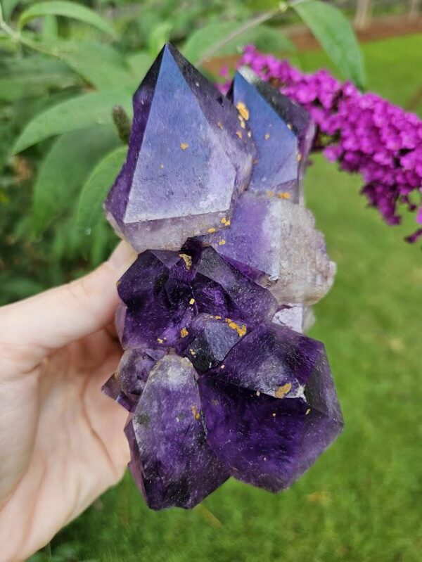 Quality Congo Amethyst Cluster: Raw Purple Crystal, Crown Chakra Stone, Meditation Home Decor - Image 2