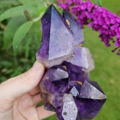 Quality Congo Amethyst Cluster: Raw Purple Crystal, Crown Chakra Stone, Meditation Home Decor