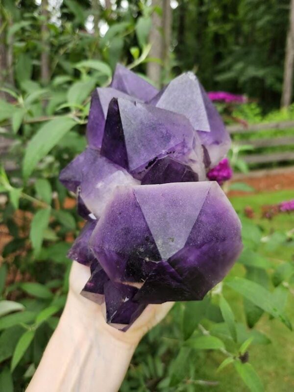 Large Congo Amethyst Cluster: Raw Purple Crystal, Meditation Decor - Image 2