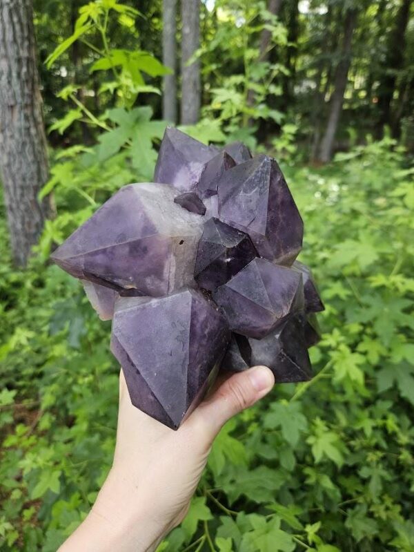 Large Congo Amethyst Cluster: Raw Purple Crystal, Home Decor, Meditation - Image 8