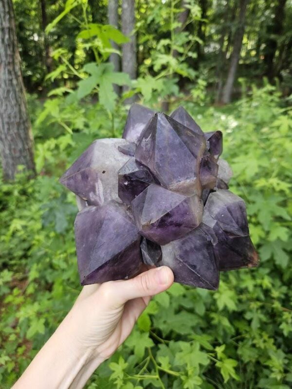 Large Congo Amethyst Cluster: Raw Purple Crystal, Home Decor, Meditation - Image 9
