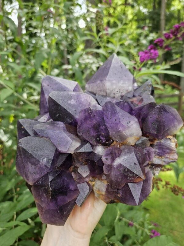 XL Congo Amethyst Cluster: Raw Purple Crystal, Home Decor, Meditation - Image 7
