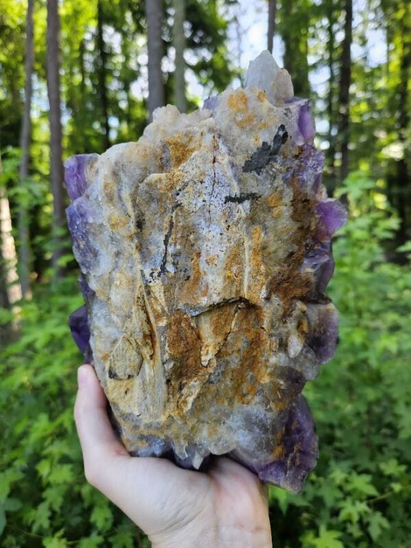 Large Congo Amethyst Cluster: Raw Purple Crystal, Meditation Decor - Image 10