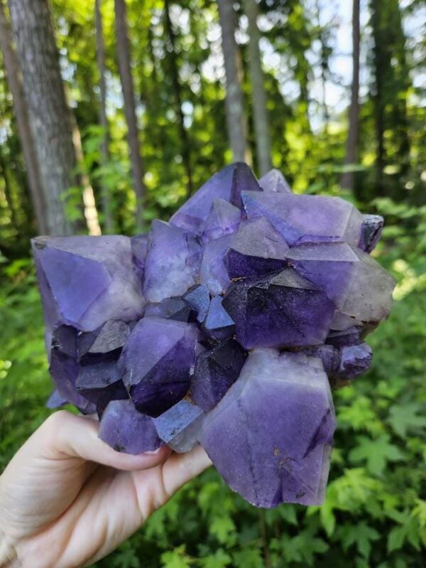 Large Congo Amethyst Cluster: Raw Purple Crystal, Meditation Decor - Image 4