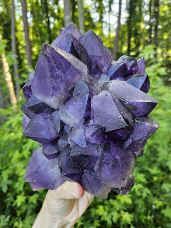 Large Congo Amethyst Cluster: Raw Purple Crystal, Meditation Decor - Image 2