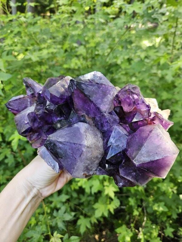 Large Congo Amethyst Cluster: Deep Purple Crystal, Meditation Stone - Image 5