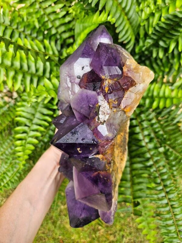 XL Congo Amethyst Cluster: Raw Purple Crystal, 12 LB, Meditation Home Decor - Image 7