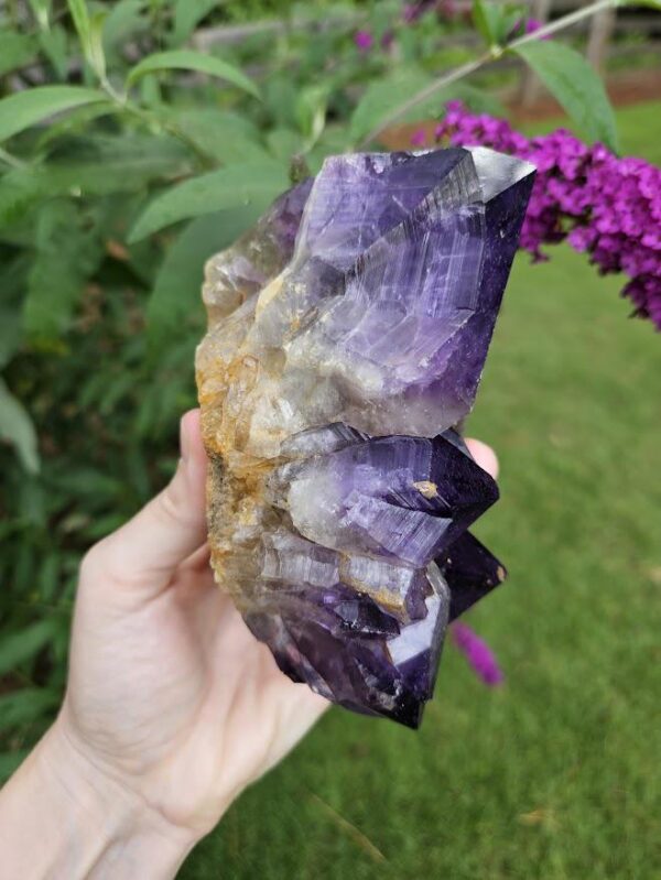 Quality Congo Amethyst Cluster: Raw Purple Crystal, Crown Chakra Stone, Meditation Home Decor - Image 9