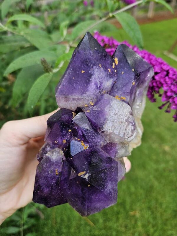 Quality Congo Amethyst Cluster: Raw Purple Crystal, Crown Chakra Stone, Meditation Home Decor - Image 6