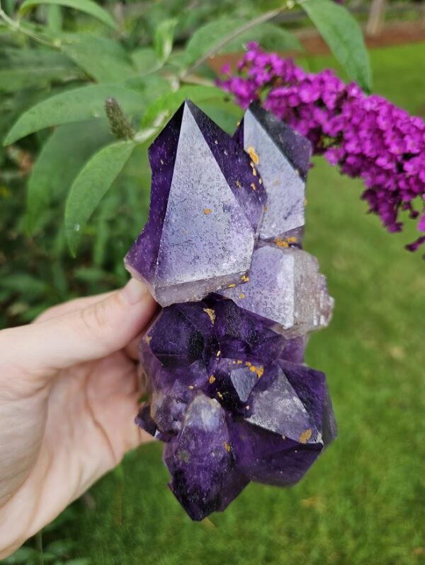 Quality Congo Amethyst Cluster: Raw Purple Crystal, Crown Chakra Stone, Meditation Home Decor - Image 3