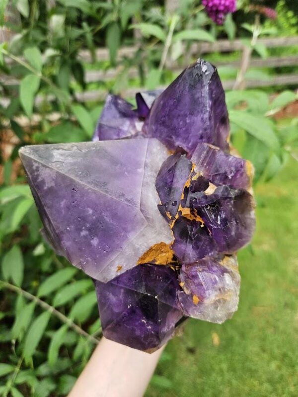 XL Congo Amethyst Cluster: Raw Purple Crystal, 9.4lb, Purple Home Decor, Meditation - Image 5