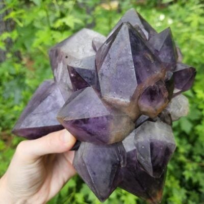 Large Congo Amethyst Cluster: Raw Purple Crystal, Home Decor, Meditation