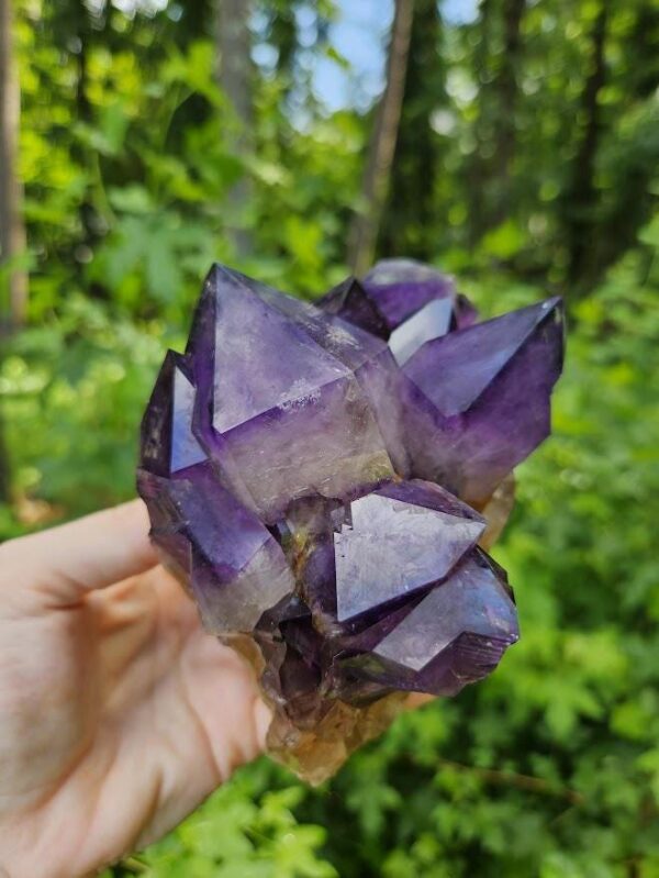 Congo Amethyst Cluster: Raw Crystal, Meditation Stone, 2 lbs - Image 7