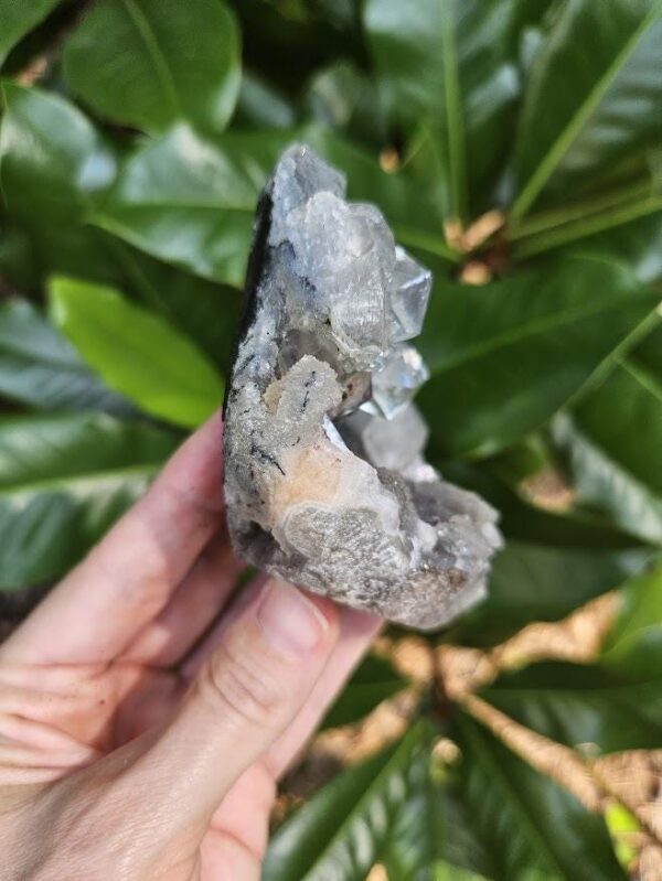 Quality Blue Chalcedony Apophyllite Crystal Cluster: Raw Indian Chalcedony, Nashik, India - Image 3