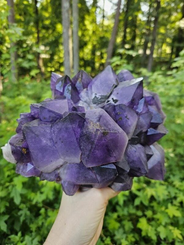 Large Congo Amethyst Cluster: Raw Purple Crystal, Meditation Decor - Image 6