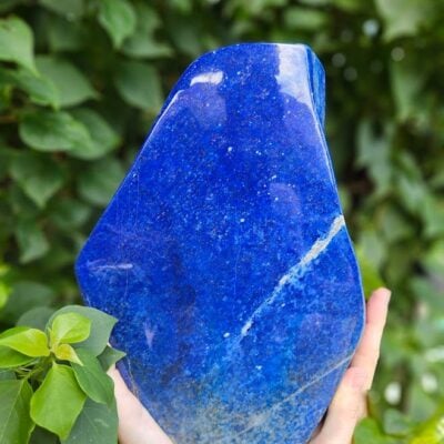 10 LB XL Lapis Lazuli Freeform: Polished Blue Crystal Home Decor, Quality Crystals, Intuition