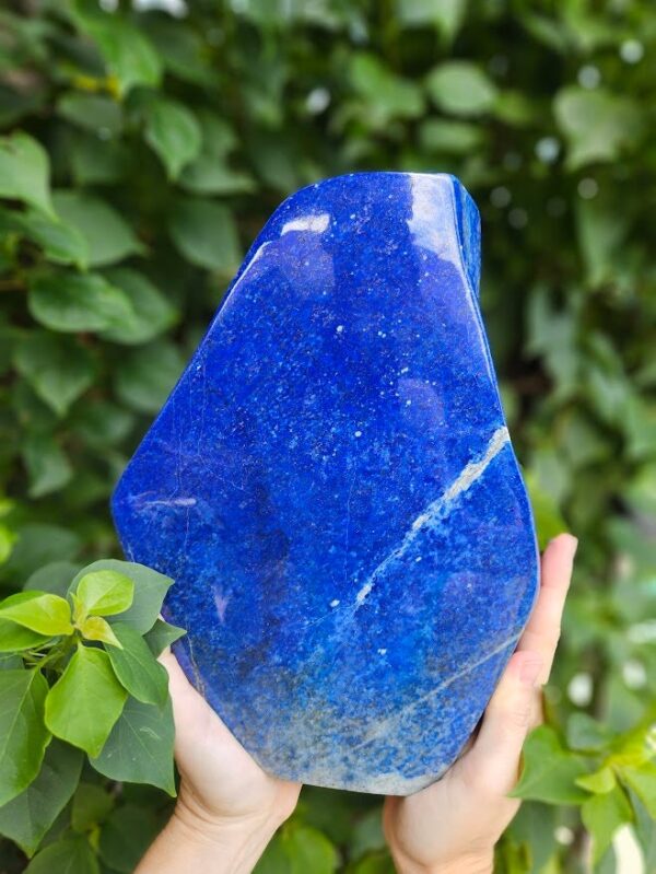 10 LB XL Lapis Lazuli Freeform: Polished Blue Crystal Home Decor, Quality Crystals, Intuition