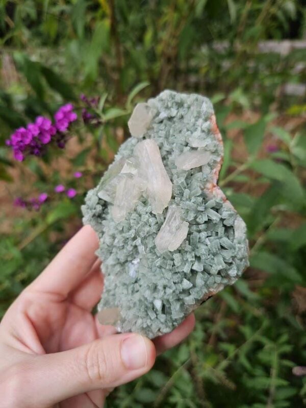 Raw Green Heulandite Crystal - Image 7