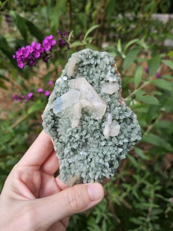 Raw Green Heulandite Crystal - Image 2