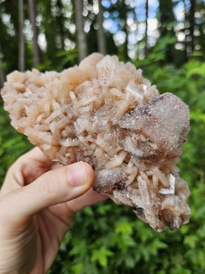 Quality Peach Stilbite Apophyllite Cluster: Raw Crystal from India, Crystal Home Decor - Image 4