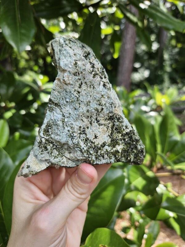 Raw Epidote and Clear Quartz Cluster: Turkish Forest Quartz Crystal, Quality Crystals - Image 5