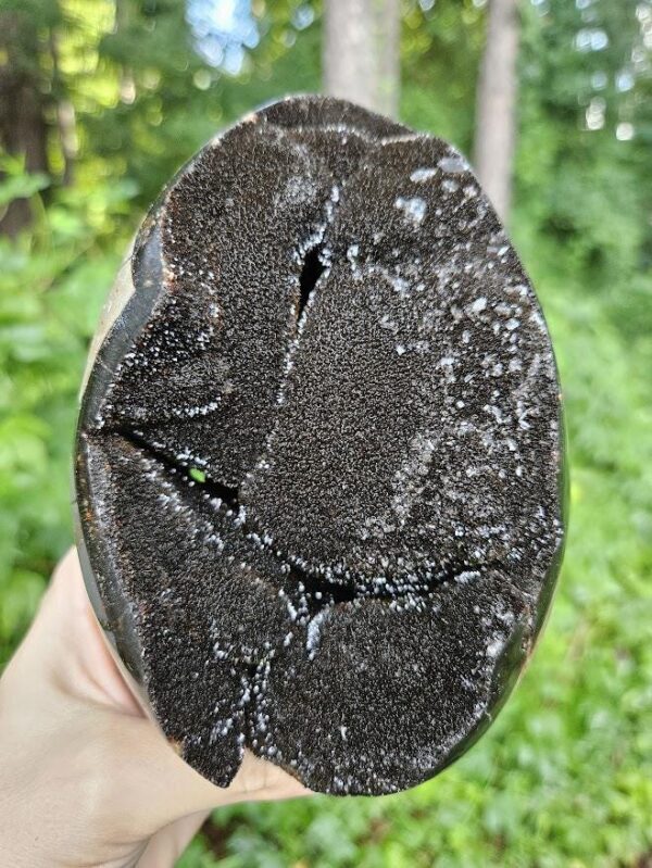 Druzy Septarian Crystal Egg: Raw & Polished Dragon Stone - Image 5