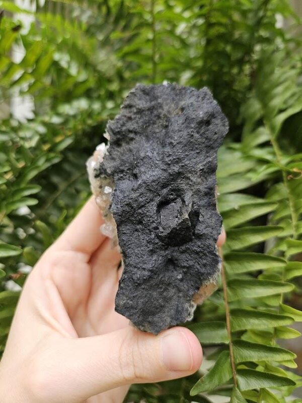 Quality Apophyllite Crystal Cluster: Peach Stilbite & Blue Chalcedony, Nashik, India - Image 5