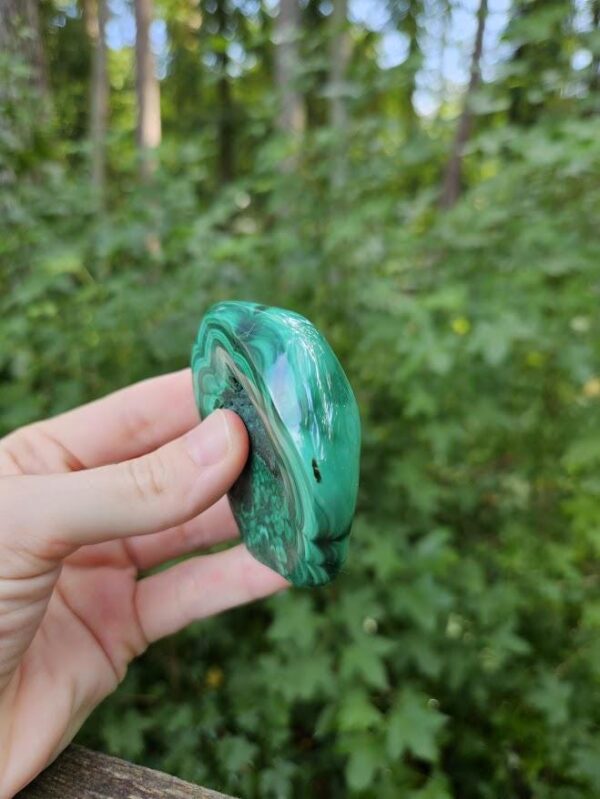 Polished Green Malachite Stone: Congo Mineral Specimen, 5.2 oz - Image 6
