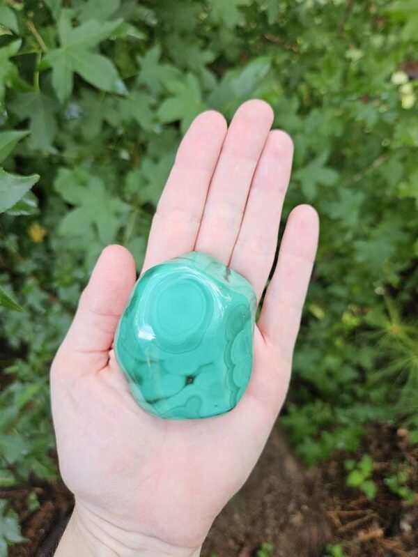 Polished Green Malachite Stone: Congo Mineral Specimen, 5.2 oz - Image 10