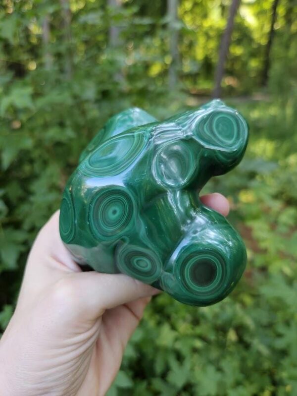 Polished Green Malachite Freeform: Stone of Transformation - Image 2