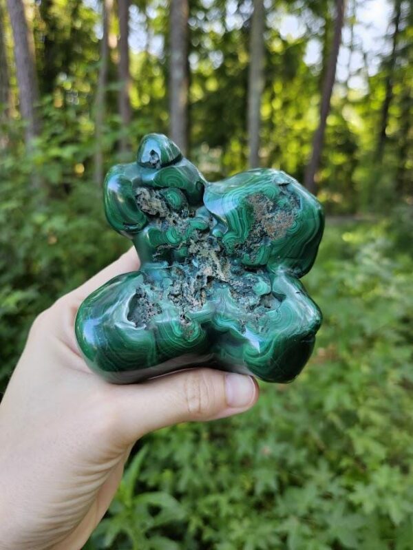 Polished Green Malachite Freeform: Stone of Transformation - Image 10