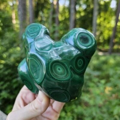 Polished Green Malachite Freeform: Stone of Transformation
