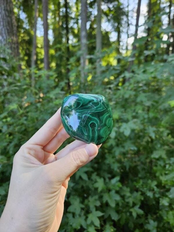 Polished Green Malachite Stone: Quality Congo Mineral Specimen, 2.75" - Image 10