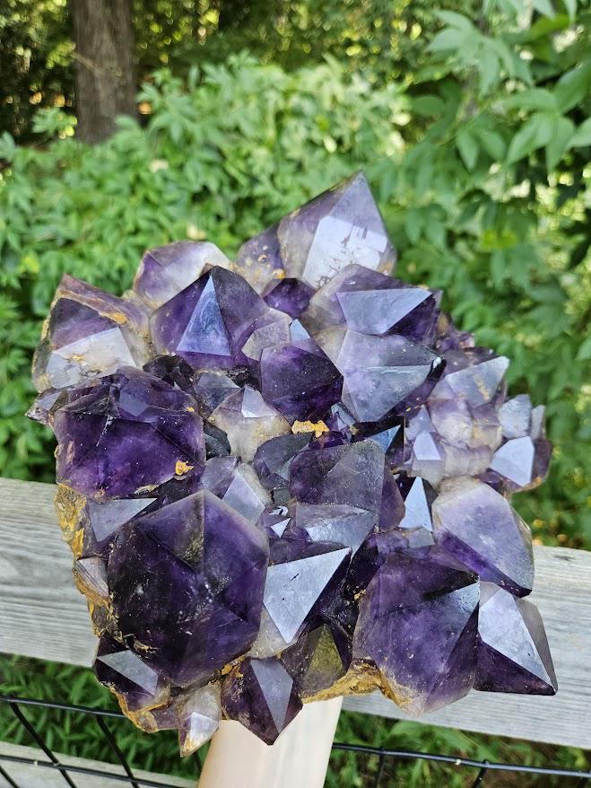 12 LB XL Congo Amethyst Cluster: Natural Purple Crystal, Home Decor - Image 7