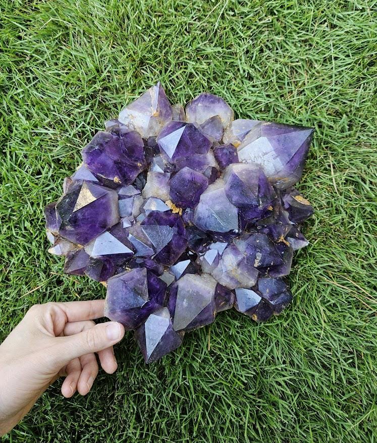 12 LB XL Congo Amethyst Cluster: Natural Purple Crystal, Home Decor - Image 6