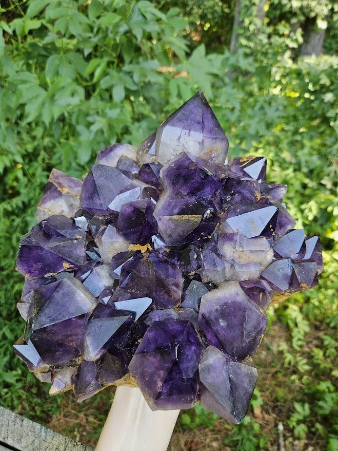 12 LB XL Congo Amethyst Cluster: Natural Purple Crystal, Home Decor - Image 2