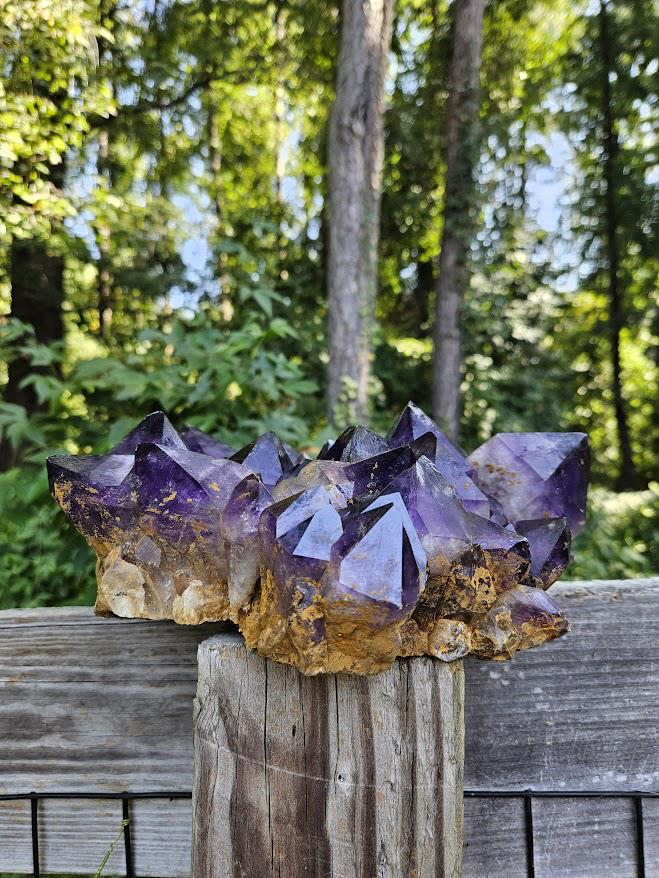 12 LB XL Congo Amethyst Cluster: Natural Purple Crystal, Home Decor - Image 9