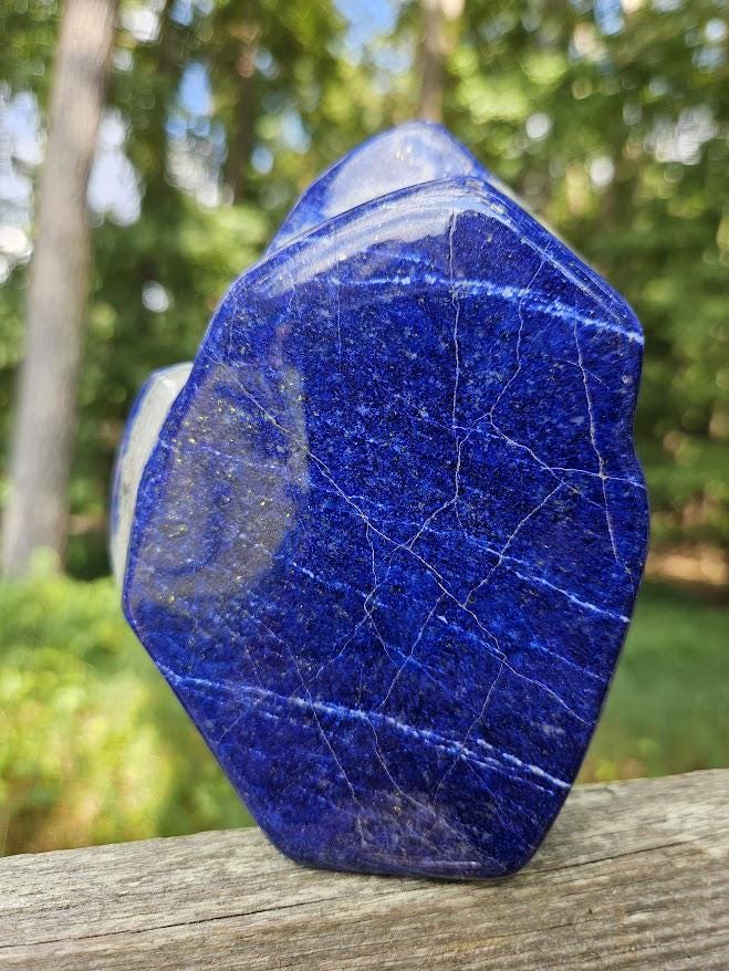Polished Lapis Lazuli Freeform: Blue Stone for Intuition, Afghanistan - Image 3