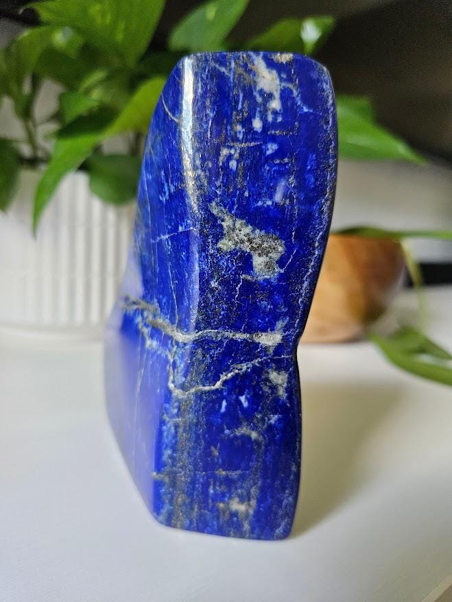 Polished Lapis Lazuli Stone: Blue Lapis Freeform from Afghanistan, Intuition - Image 9