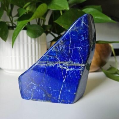 Polished Lapis Lazuli Stone: Blue Lapis Freeform from Afghanistan, Intuition