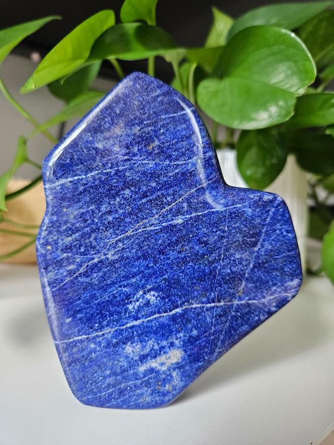 Polished Lapis Lazuli Freeform: Blue Stone for Intuition, Afghanistan - Image 10