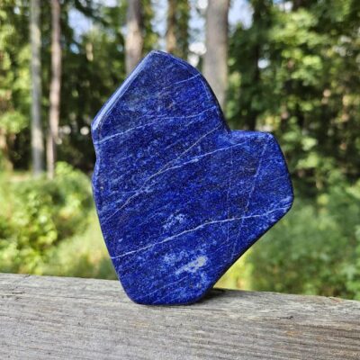 Polished Lapis Lazuli Freeform: Blue Stone for Intuition, Afghanistan